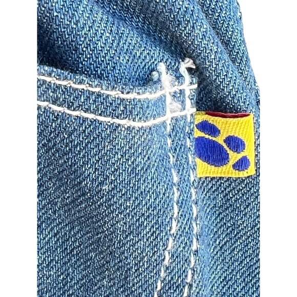 BAB Brown Monkey Plush Toy In Faux Leather Jacket & Denim Outfit With Sneakers - Picture 15 of 16